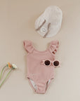 Sustainable Bathing Suit - Dusty Rose