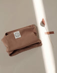 Organic Rib Scarf - Walnut- S A L E
