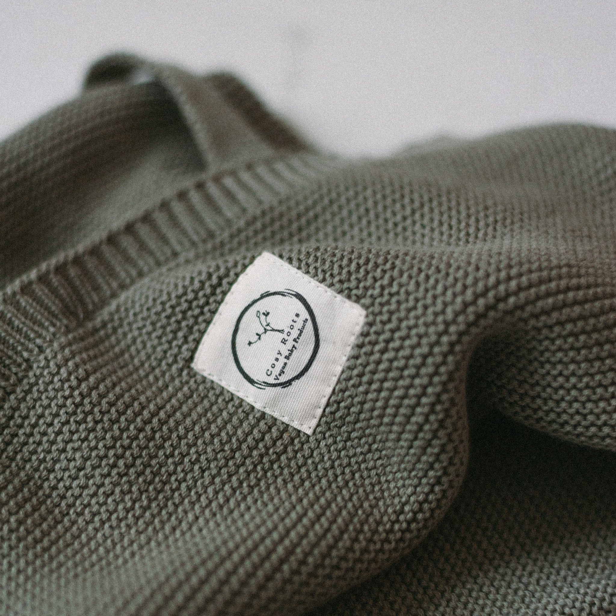 Organic Knit Dungarees - Khaki