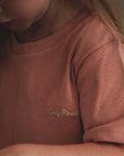 Organic T-Shirt - Dusty Rose - S A L E