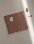Organic Rib Scarf - Walnut- S A L E
